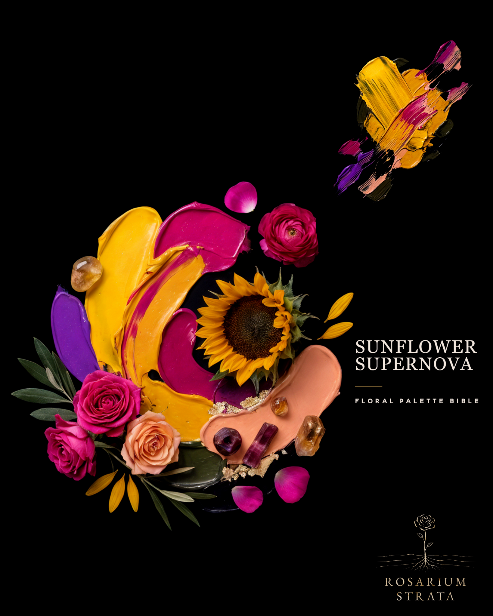 Sunflower Supernova palette hero plate